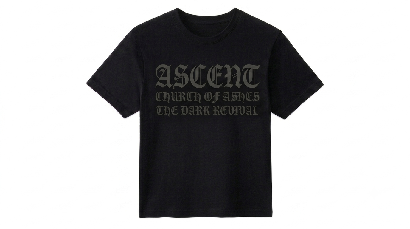 ASCENT // "CHURCH OF ASHES" HEAVYWEIGHT TEE
